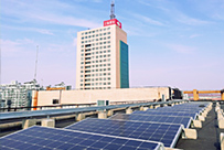 上海尊龙凯时办公大楼屋顶300KWp分布式光伏发电项目